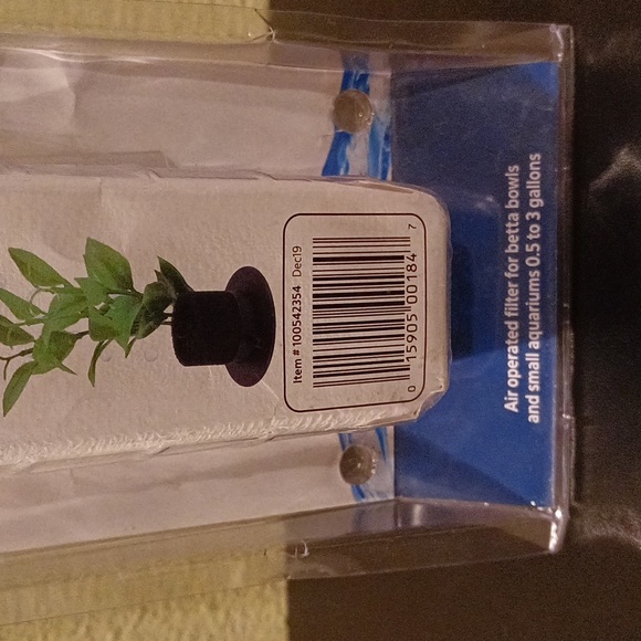 NWT Aqueon Betta Air Operated  Filter with Natural Plant for Small Aquarium - Picture 4 of 4
